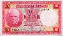 10 Kronur ISLANDA  1948 P.33a BB