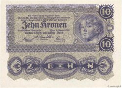 10 Kronen AUTRICHE  1922 P.075 NEUF