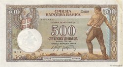 500 Dinara SERBIEN  1942 P.31