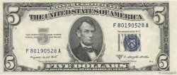 5 Dollars ÉTATS-UNIS D AMÉRIQUE  1953 P.417b