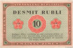 10 Rubli LATVIA Riga 1919 P.R4 VF