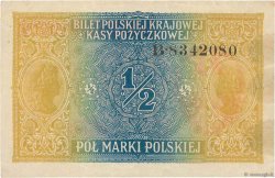 1/2 Marki POLONIA  1917 P.007 EBC