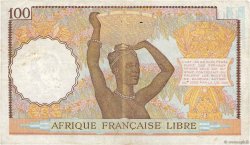 100 Francs AFRIQUE ÉQUATORIALE FRANÇAISE Brazzaville 1941 P.08a MB