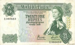 25 Rupees ÎLE MAURICE  1967 P.32b TTB