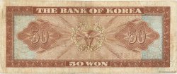 50 Won SOUTH KOREA   1962 P.34 F
