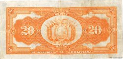 20 Bolivianos BOLIVIE  1929 P.115 TB