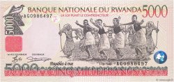 5000 Francs RWANDA  1998 P.28a