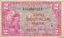 2 Deutsche Mark GERMAN FEDERAL REPUBLIC  1948 P.03a MBC