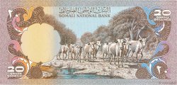20 Shilin  = 20 Shillings SOMALIA  1975 P.19 AU