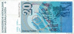 20 Francs SWITZERLAND  1983 P.55f F