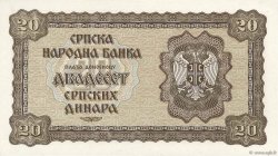 20 Dinara SERBIA  1941 P.25 q.FDC