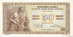 50 Dinara YOUGOSLAVIE  1946 P.064b