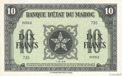 10 Francs MARUECOS  1943 P.25