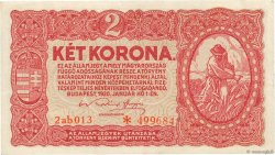2 Korona HUNGARY  1920 P.058 VF+
