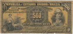 500 Reis BRAZIL  1893 P.001b