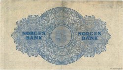 5 Kroner NORVÈGE  1947 P.25b VF