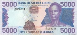 5000 Leones SIERRA LEONE  1998 P.21d NEUF