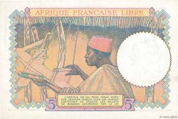 5 Francs type 1941 AFRIQUE ÉQUATORIALE FRANÇAISE Brazzaville 1943 A.114b pr.NEUF