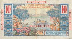 10 Francs Colbert GUADELOUPE  1946 P.32 BB