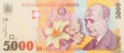 5000 Lei ROMANIA  1998 P.107b UNC