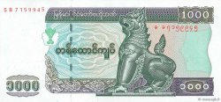1000 Kyats MYANMAR  2004 P.80 fST+