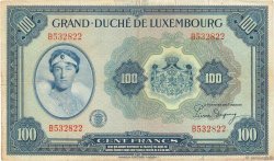 100 Francs LUXEMBURG  1944 P.47a fSS