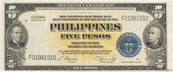 5 Pesos PHILIPPINES  1944 P.096 TTB