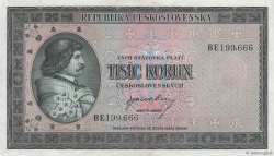 1000 Korun TSCHECHOSLOWAKEI  1945 P.065a fST+