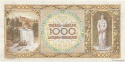 1000 Dinara YUGOSLAVIA  1946 P.067a FDC