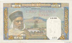 100 Francs ALGERIA  1941 P.085