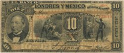 10 Pesos MEXICO  1902 PS.0234d MB