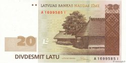 20 Latu LATVIA  2009 P.55b
