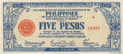 5 Pesos PHILIPPINEN  1942 PS.472 fST+
