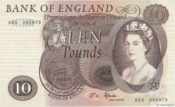 10 Pounds ENGLAND  1966 P.376b XF-