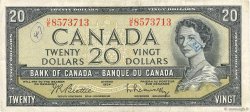 20 Dollars CANADA  1954 P.080b TB