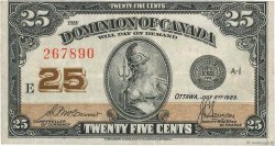25 Cents KANADA  1900 P.011b