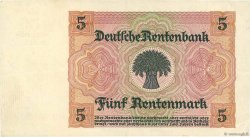 5 Rentenmark GERMANY  1926 P.169 VF+