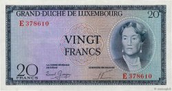 20 Francs LUXEMBURGO  1955 P.49a