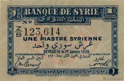 1 Piastre SYRIEN  1920 P.006 SS