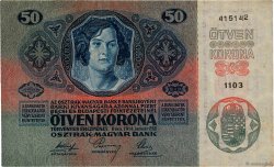 50 Kronen AUSTRIA  1919 P.054a MBC