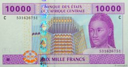 10000 Francs CENTRAL AFRICAN STATES  2002 P.610C UNC-