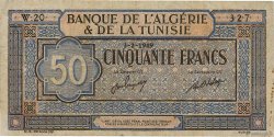 50 Francs TUNESIEN  1949 P.23