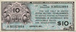 10 Dollars VEREINIGTE STAATEN VON AMERIKA  1946 P.M007