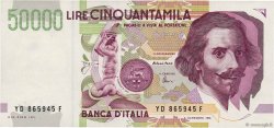 50000 Lire ITALIE  1992 P.116c SUP