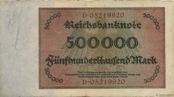 500000 Mark GERMANIA  1923 P.088a BB