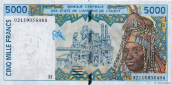 5000 Francs STATI AMERICANI AFRICANI  2002 P.613Hk