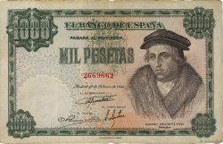 1000 Pesetas ESPAÑA  1946 P.133 BC+