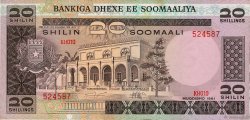 20 Shilin  = 20 Shillings SOMALIE  1978 P.23a pr.SPL
