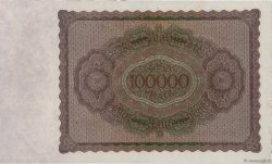 100000 Mark GERMANIA  1923 P.083a q.FDC