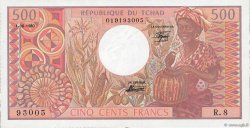 500 Francs TSCHAD  1980 P.06